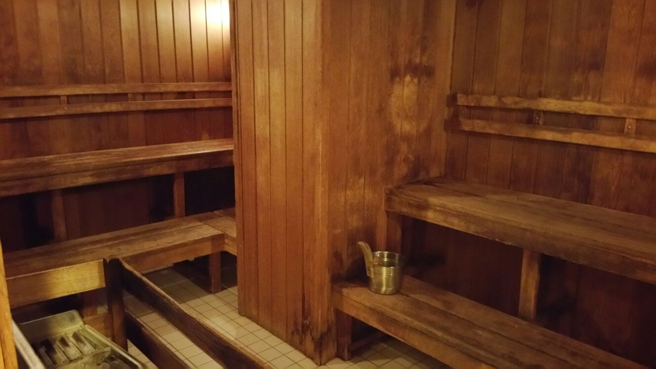 Sauna in Star Casino Sydney before refurb. SDS Australia