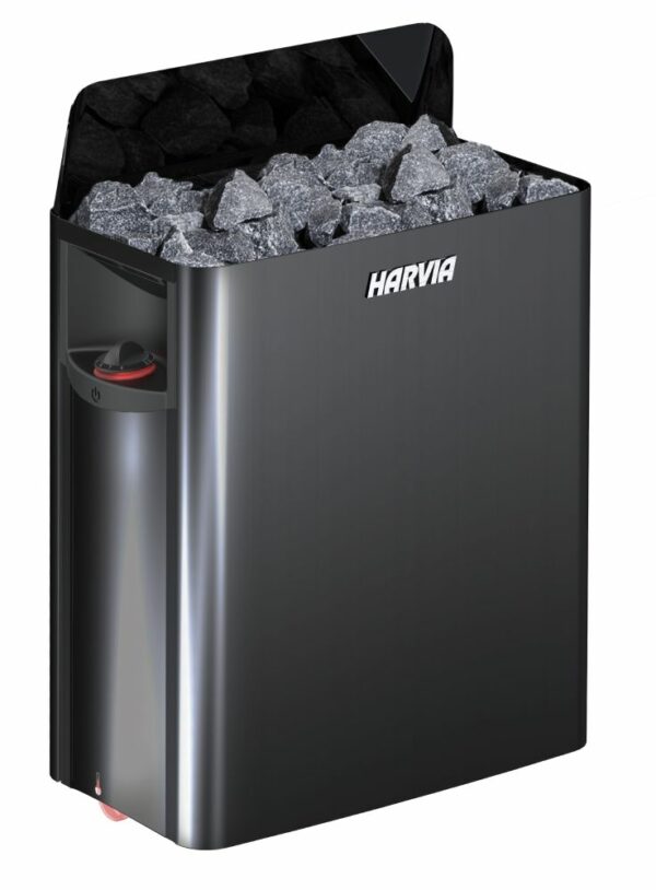 Harvia The Wall in Black Steel.