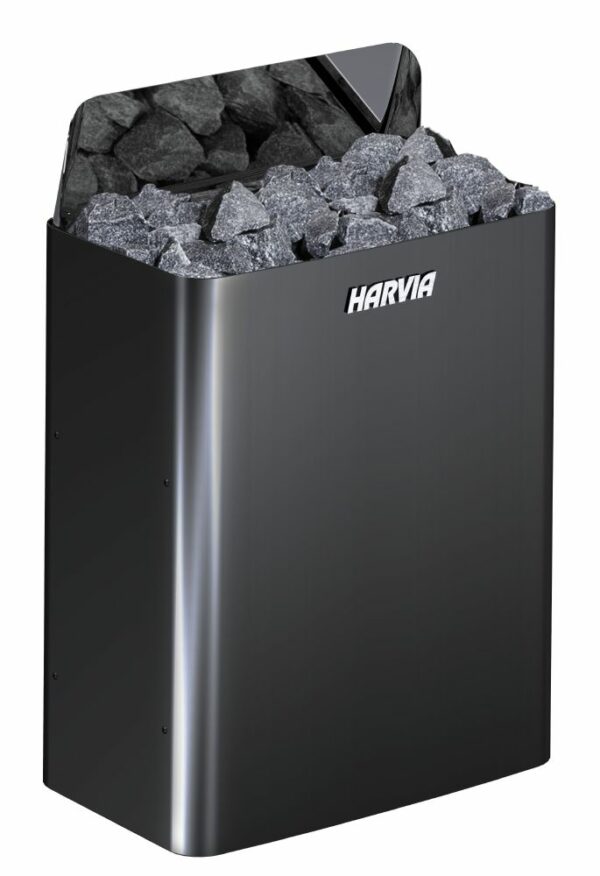 Harvia The Wall SW E Electric Sauna Heater - Black Steel
