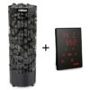 Harvia Cilindro PC XE Black Steel + Harvia Xenio Control Panel.