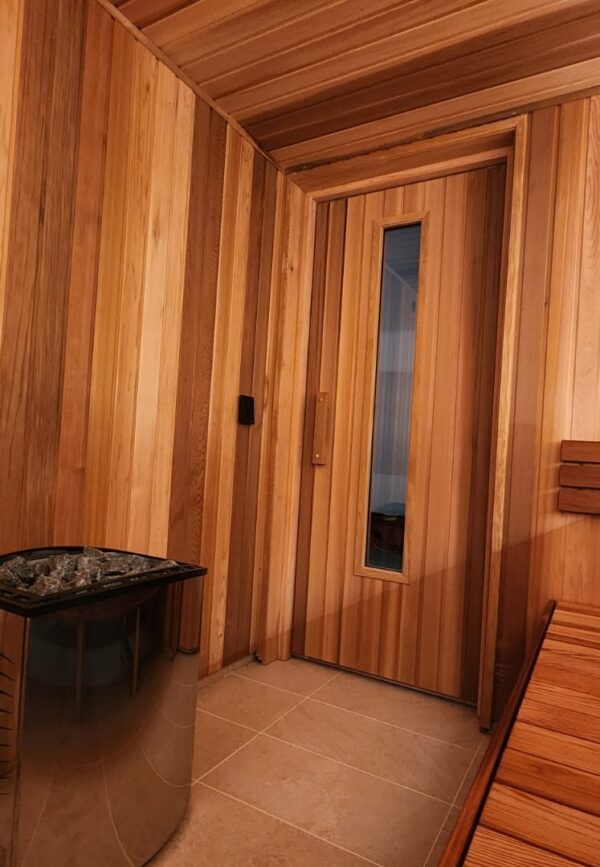 Custom Built Sauna Door