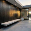 Embossed European Aspen Cladding – Shou Sugi Ban without the Flames