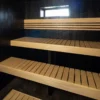 Ignite black internal sauna timber