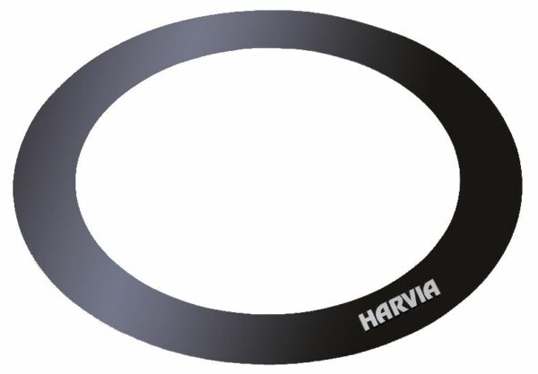 Black Steel Embedding Flange for Harvia Cilindro PC70/90 Sauna Heater