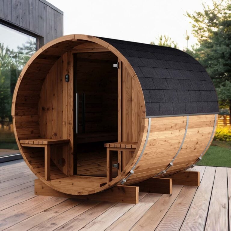 Natural Barrel Sauna.