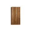Intense Thermo-modified European Spruce Castellated Cladding