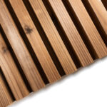 Intense Thermomodified European Spruce Castellated Cladding | SDS Australia SDS Australia