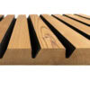 Thermo-modified European Spruce Castellated Cladding – Stripes CAR10