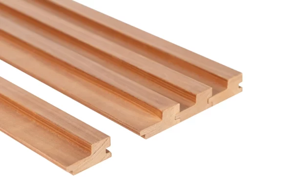 Thermo-modified European Aspen Castellated Cladding – Step Profile