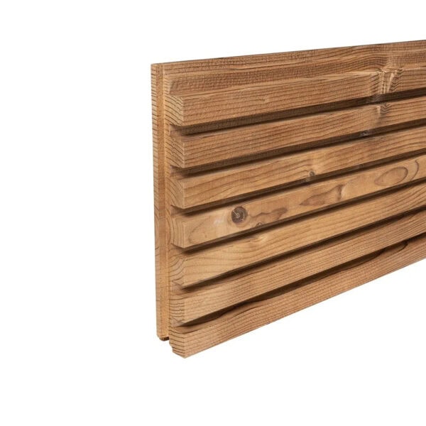 Intense Thermo-modified European Spruce Castellated Cladding – C75