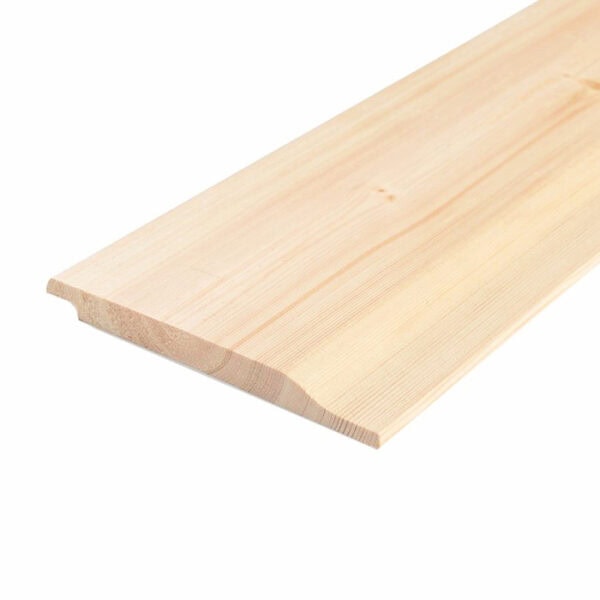 Canadian Hemlock Shiplap timber piece.