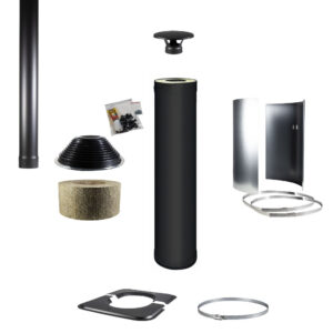 Harvia 1500mm Chimney + Assembly Kit.
