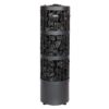 Harvia Legend Tower Sauna Heater in Black Steel.