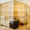 Harvia 'Qube 90' in a Sauna.