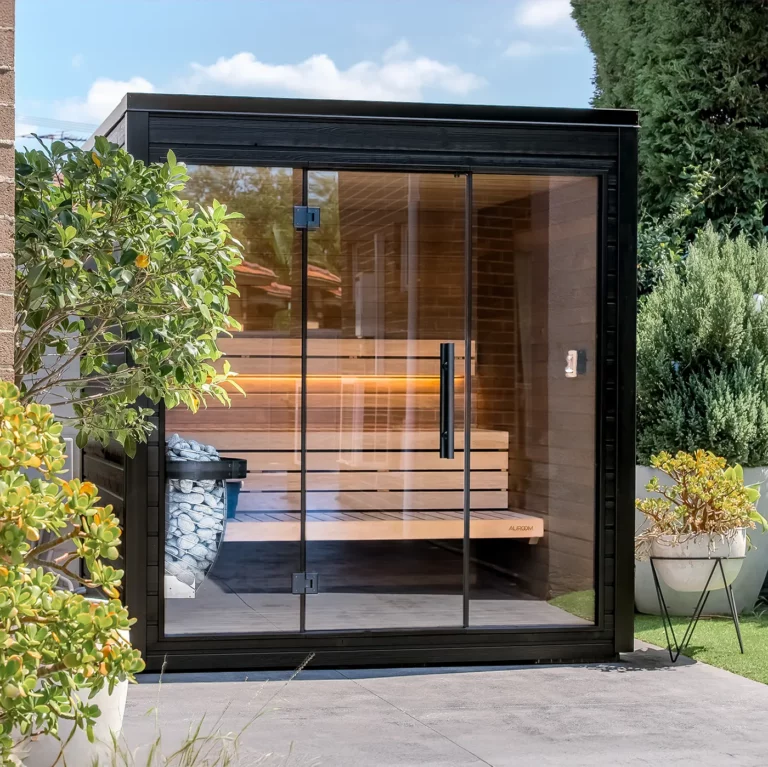 Mira Large Black Outdoor Sauna