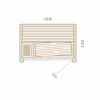 Diagram of the 180 x 120cm Nativa Indoor Sauna.