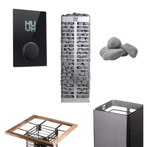 Products in the HUUM STEEL Sauna Heater Package.