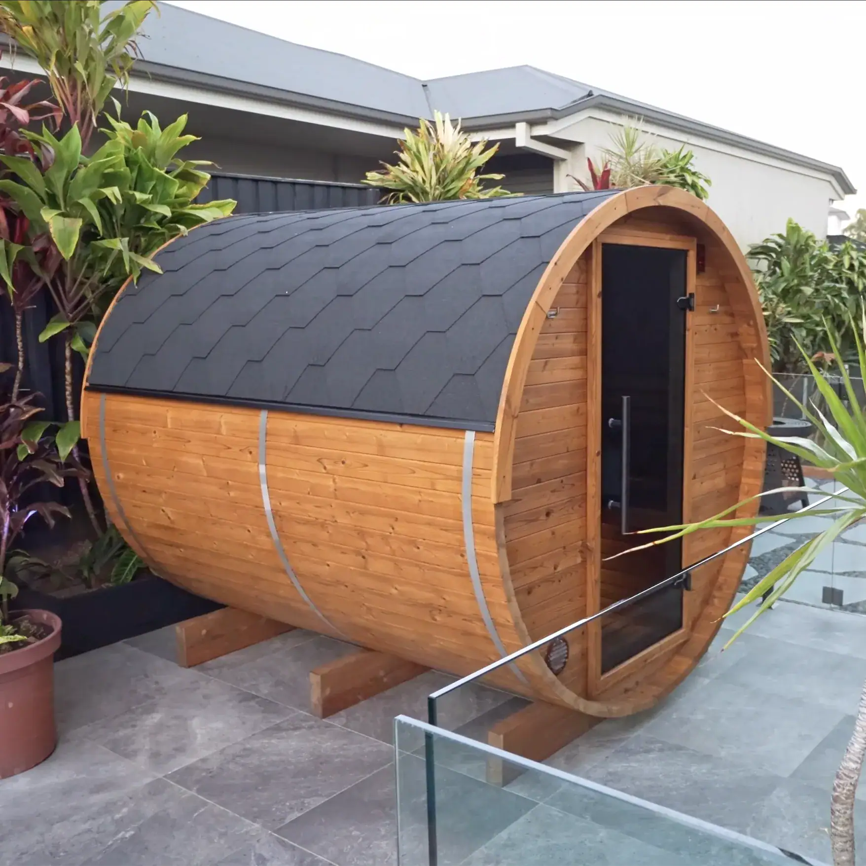European Outdoor Barrel Sauna – Walkthrough Video