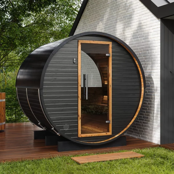 Thermo Barrel Outdoor Sauna - Ignite Halo