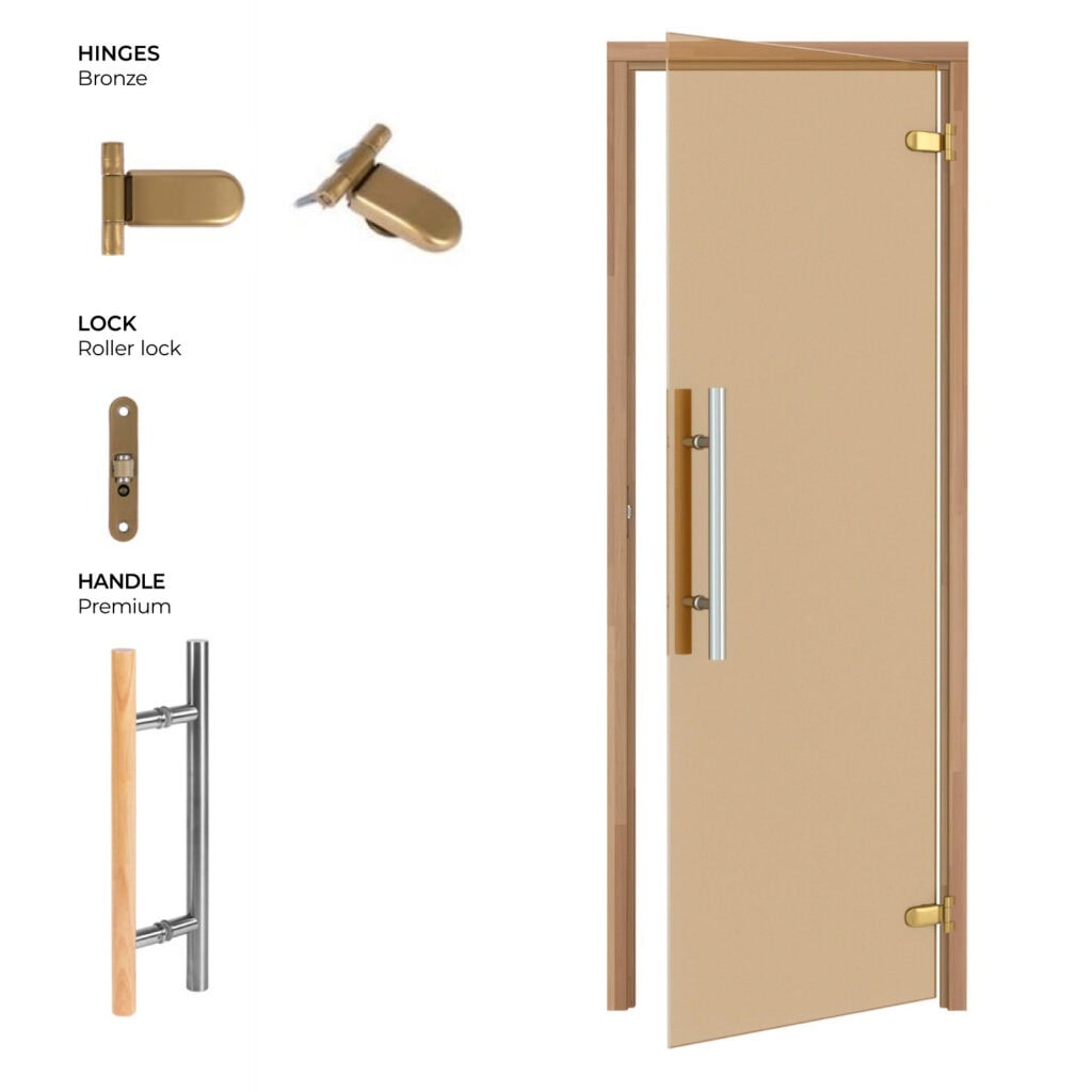 Thermory SaunaPremium bronze door kit | SDS Australia SDS Australia