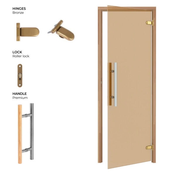 Thermory SaunaPremium bronze door kit | SDS Australia SDS Australia