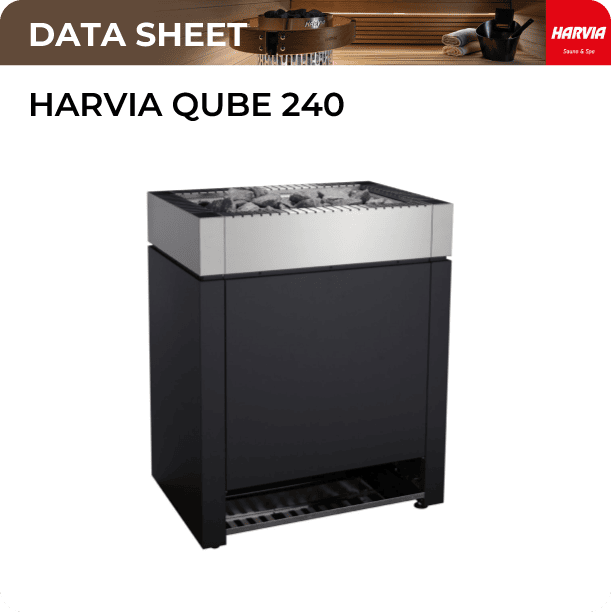 Data Sheet for Harvia Qube Pro 240