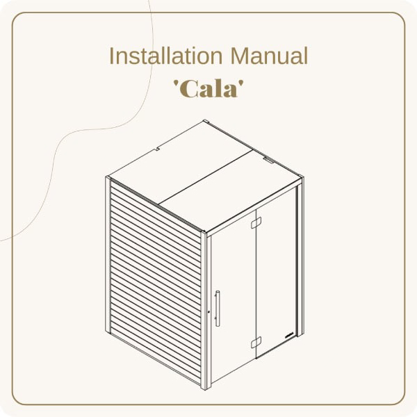 Image from Cala Sauna Installation Manual.