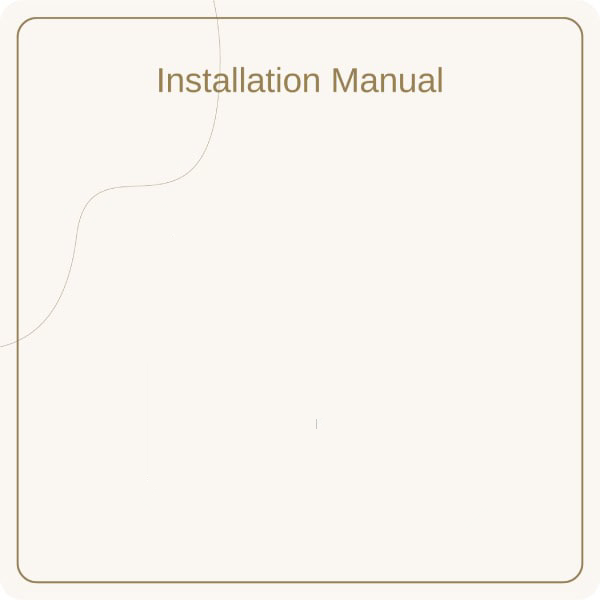 Tile that says Installation Manual.