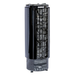 Safety Shield for Harvia Cilindro PC70_90, pictured on the heater itself.
