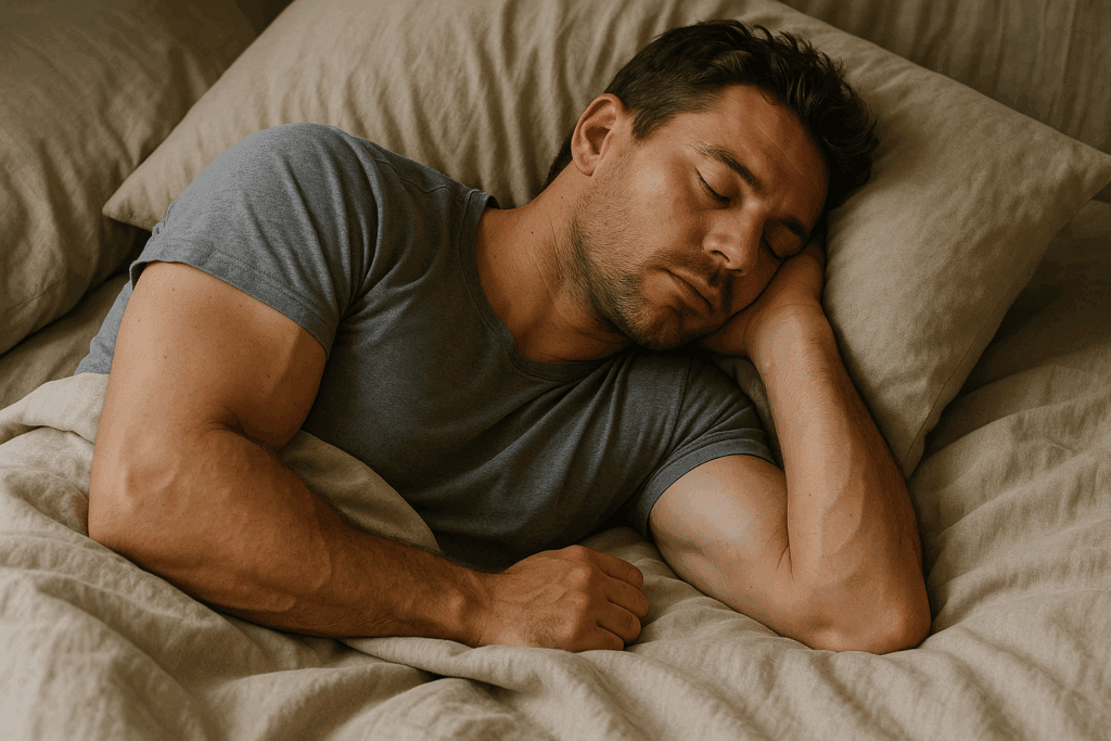sleeping Australian Man | SDS Australia SDS Australia