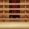 A close up of an infrared panel in the Harvia Onyx Sauna.