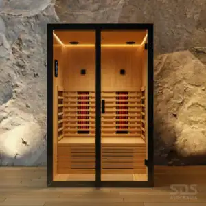 Harvia 'Onyx' Full Spectrum Infrared Cedar Sauna - NEW!