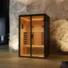 Harvia Onyx Duo in a Luxury Home Wellness Space