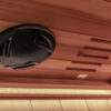 The ceiling in the Harvia Onyx Sauna.