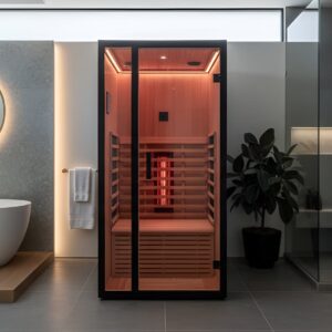 Harvia 'Onyx' Full Spectrum Infrared Cedar Sauna - NEW!