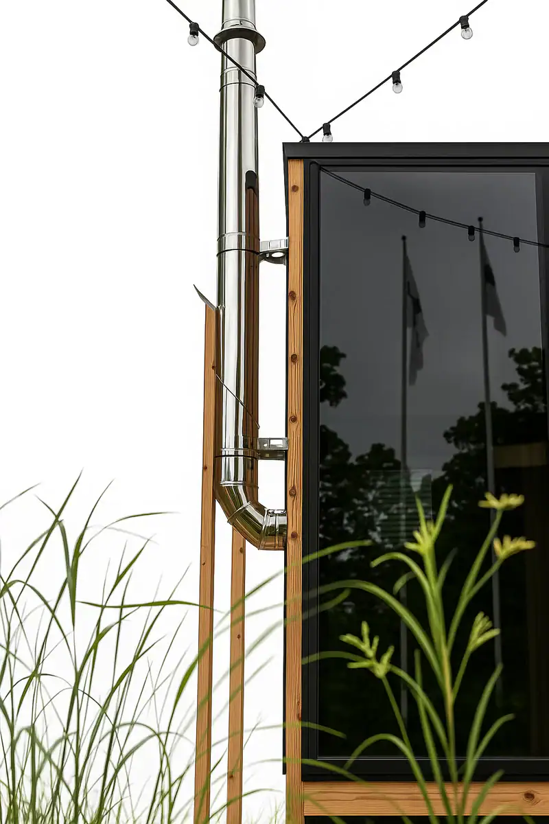 HUUM Chimney Set Rear Connection | SDS Australia SDS Australia