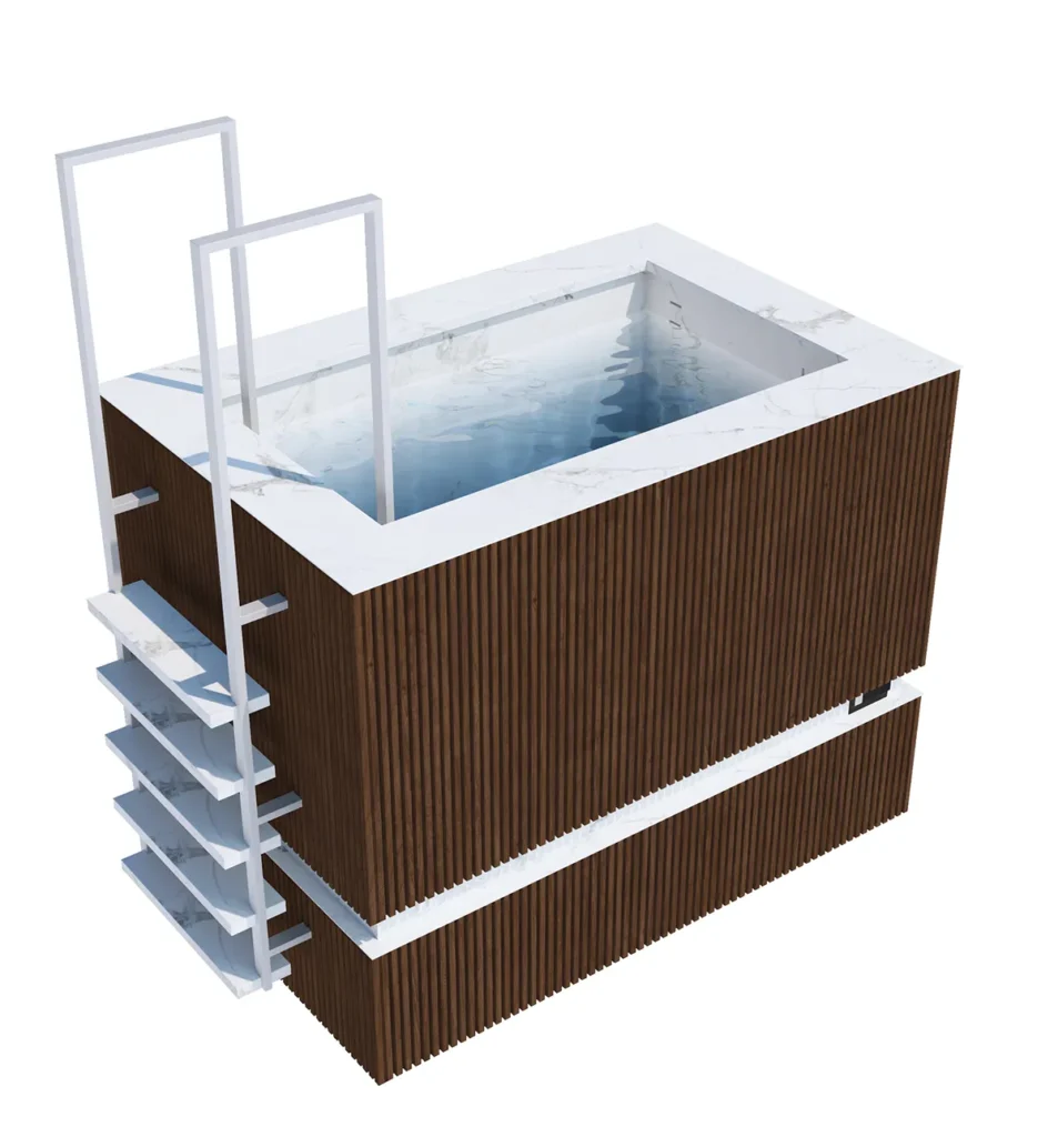 Thor Luxury Ice Bath Thermo Ash Invisible White