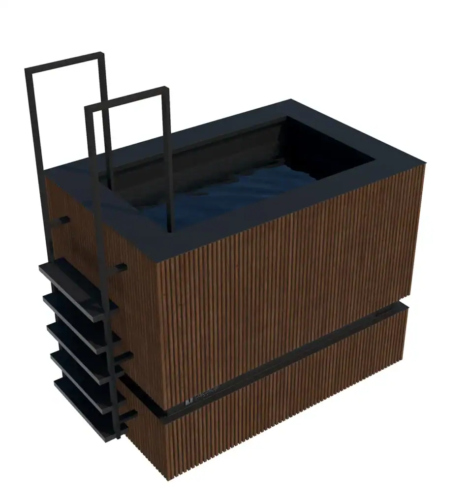 Thor Luxury Ice Bath Thermo-Ash Nero Assoluto