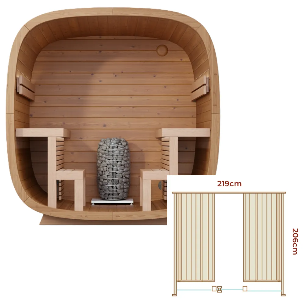 Dice Large Facing Benches Interior