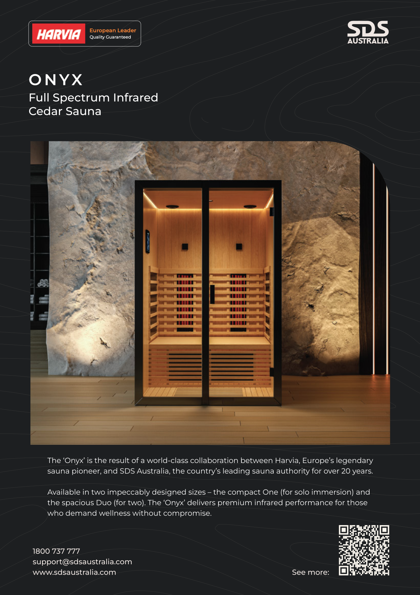 Harvia Onyx Product Brochure