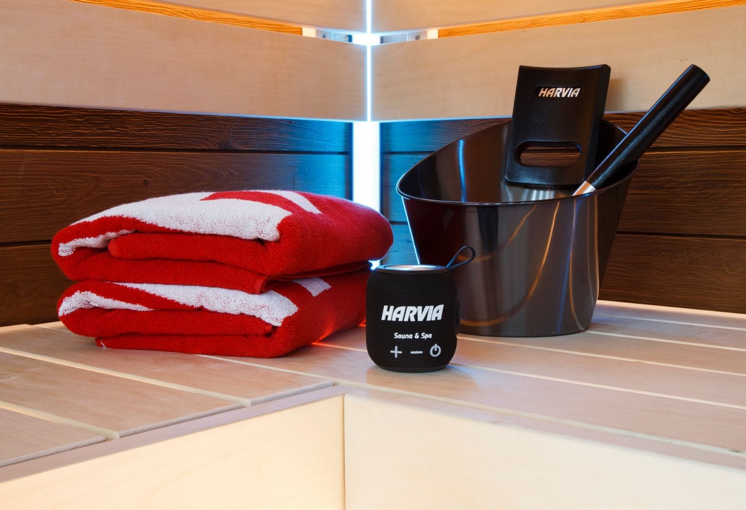 Harvia Black Speaker in Sauna | SDS Australia SDS Australia