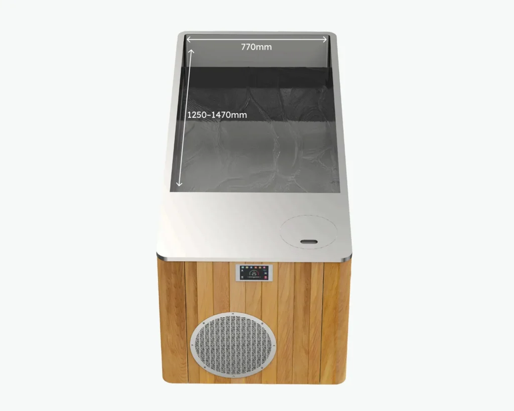 Eira Ice Bath - Internal Tub Dimensions