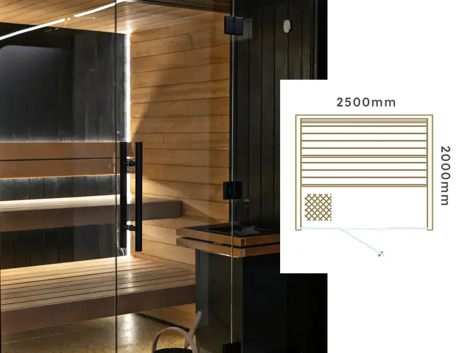 Customise a pre fab sauna