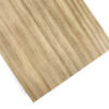 Close up Accoya bench board wood grain detail.
