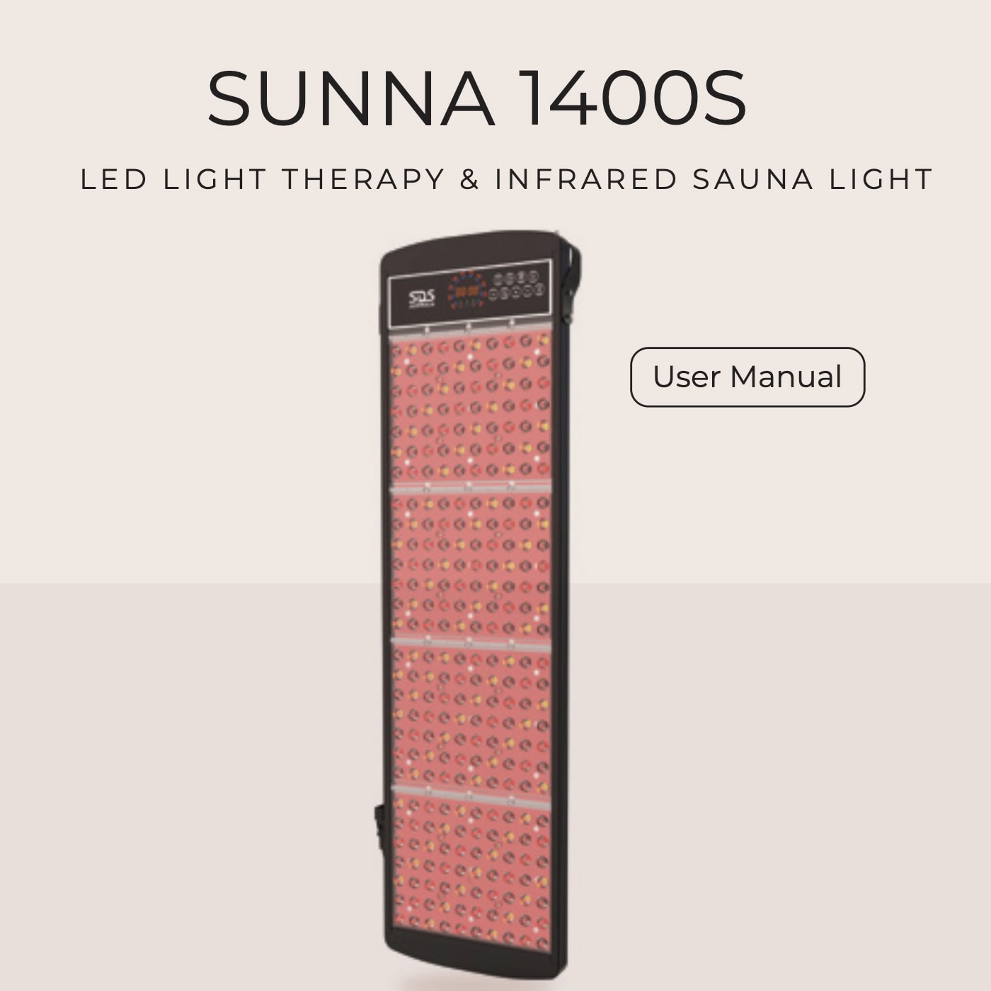 SDS Sunna 1400S Red Light Therapy & Infrared Light - User Manual