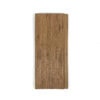 Vertical wooden plank with natural grain on a white background.