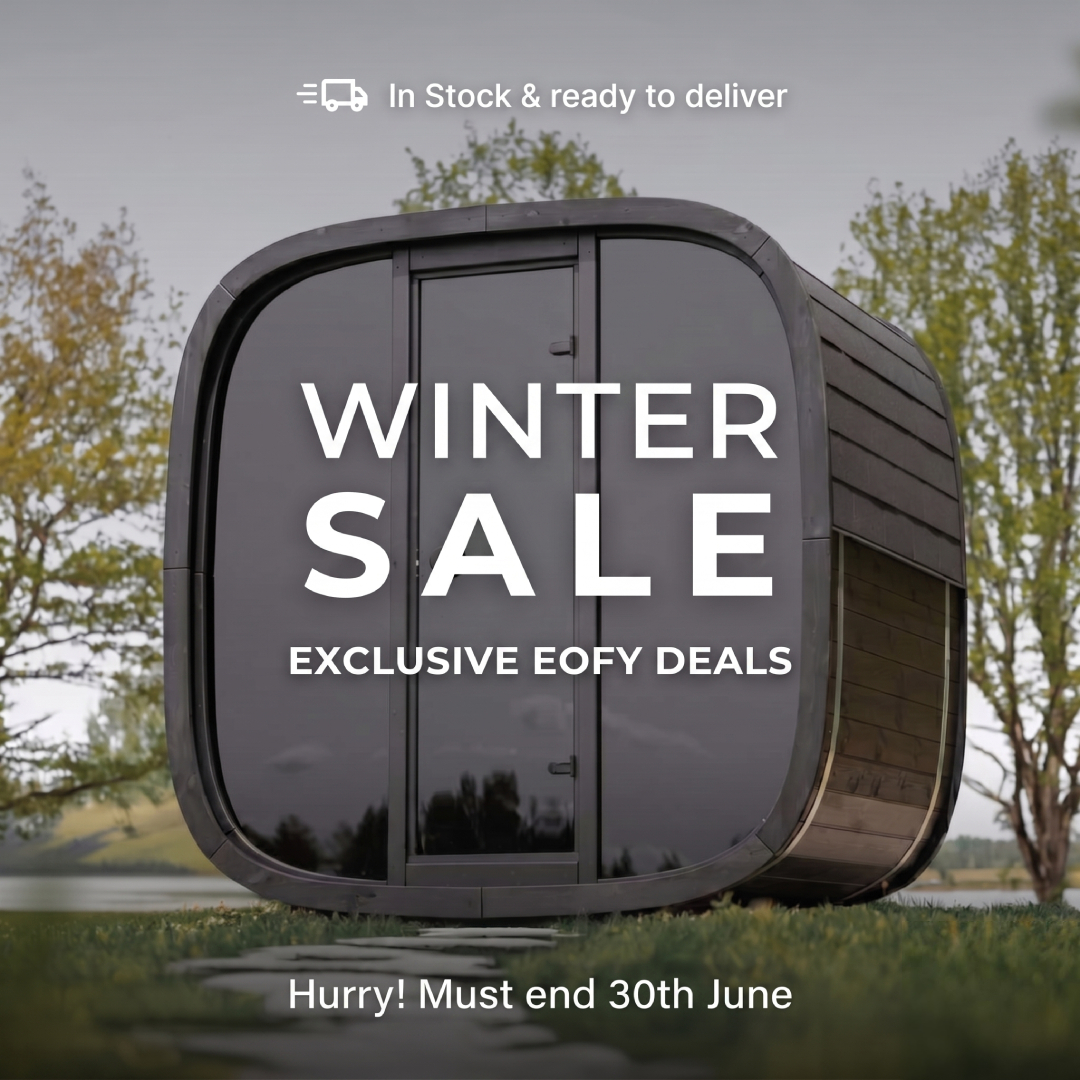 Tile promoting SDS Australia's EOFYS sauna deals.