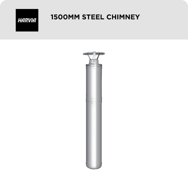 Harvia 1500mm Steel Chimney – User Manual