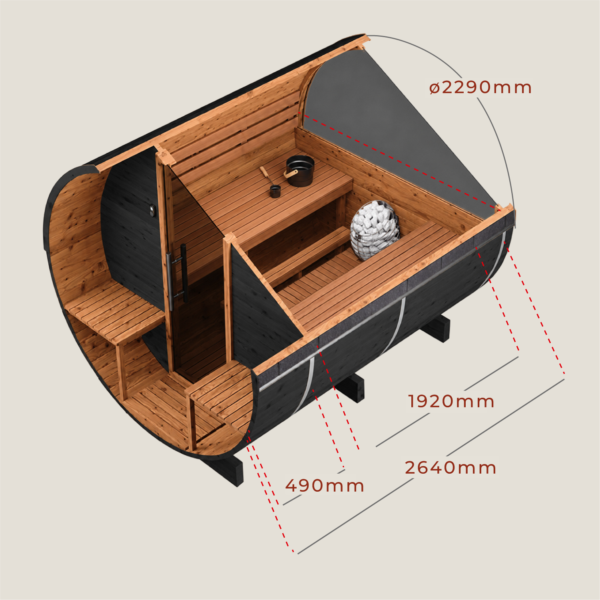 Luma Comfort 260 with High Benches