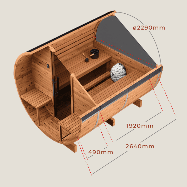 Luma Comfort 260 with High Benches